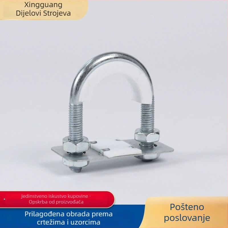 U-oblik držač cijevi, Ta-tip izolirani za pomorske cijevi, s plastičnim premazom i PTFE umetkom