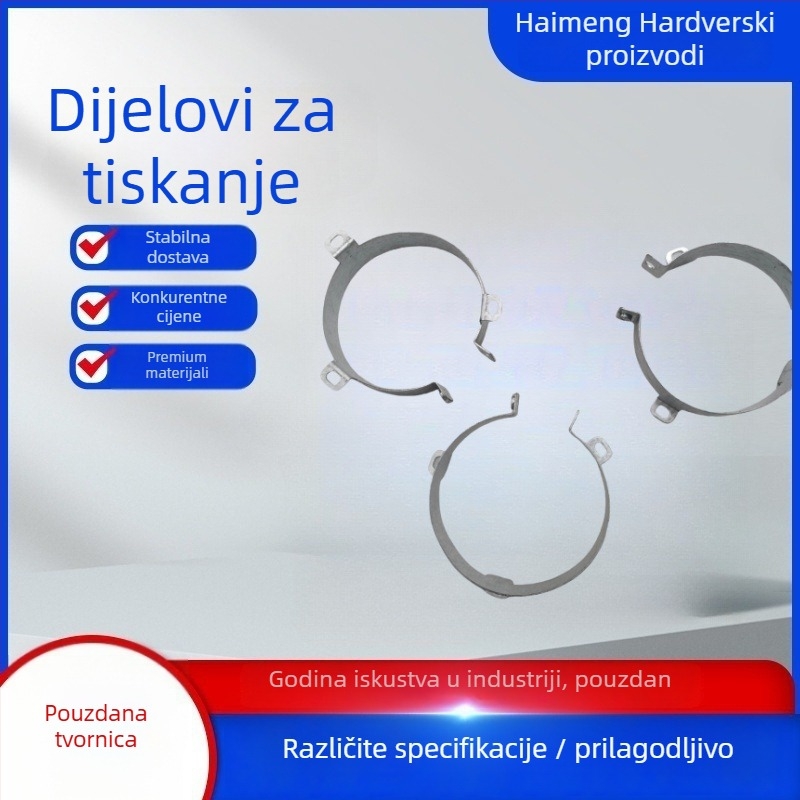 Set klipova za učvršćivanje elektrolitskih kondenzatora i držača prstena — Hoop tip, s potporom i zaključnim kopčama, marka Sea Fierce