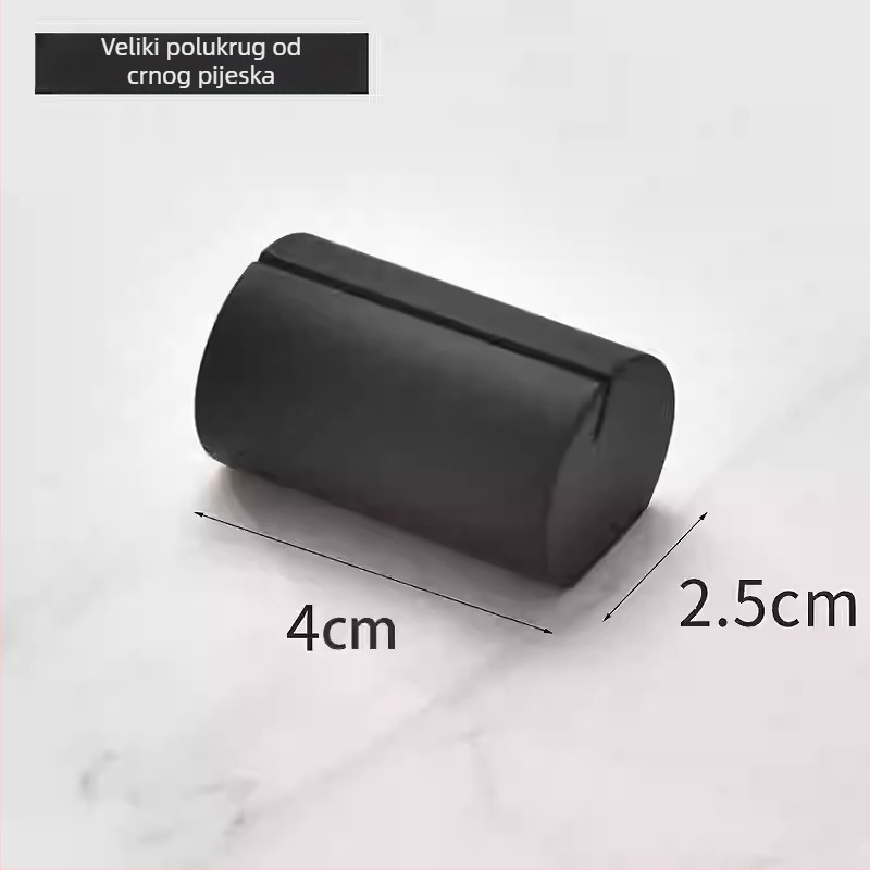 Držač menija za hotel od nehrđajućeg čelika – vertikalni prikaz, model 9580, držač kartica za stol i vizitke