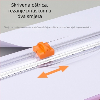 A4 rezač papira SF-1254, plastični, za rezanje papira