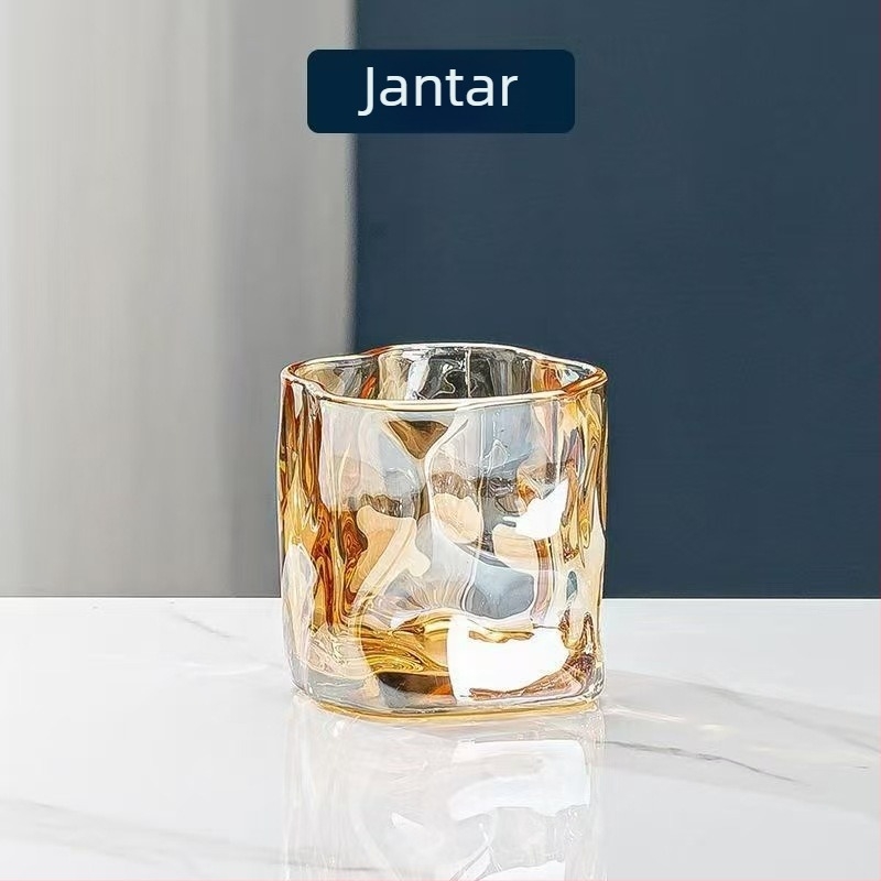 Whiskey set čaša, stakleni materijal, kapacitet 101-200 ml, japanski stil s diskoloracijom, pakirano u papirnatu kutiju.