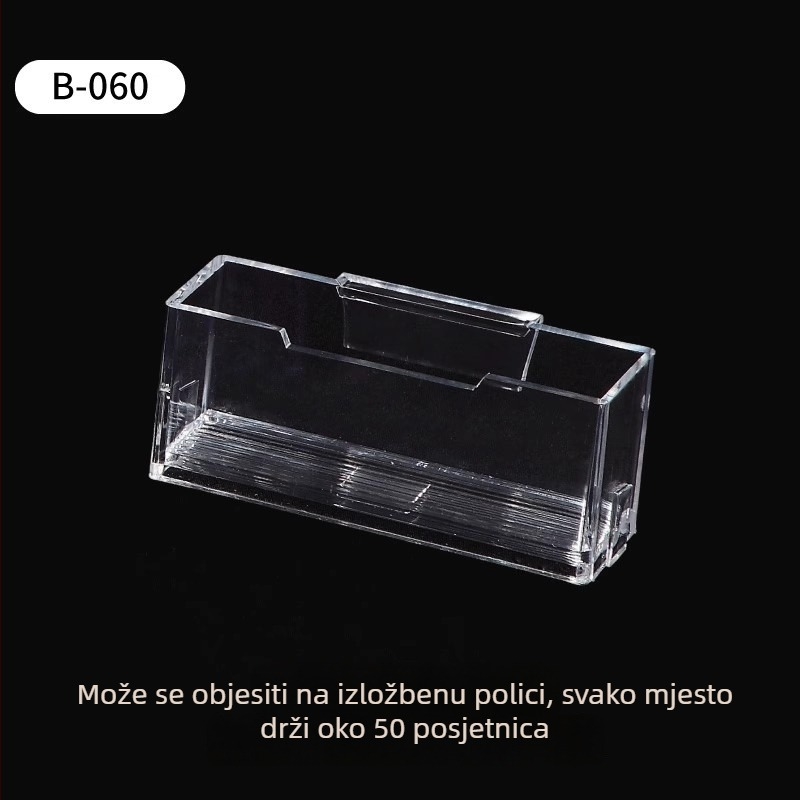 Kaboss akrilni stolni stalak za prikaz – višeslojni stalak za kataloge i brošure