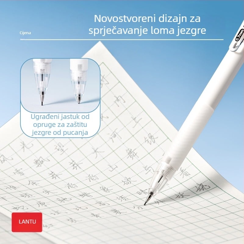 Smart shopping mehanička olovka, izvučna, za učenike, pogodna za osnovnu i srednju školu