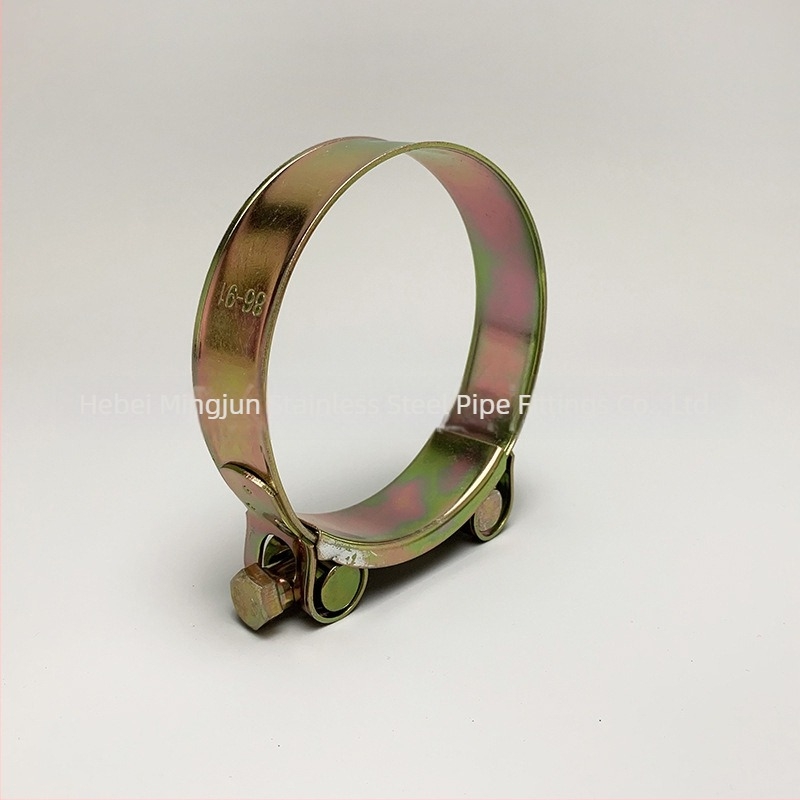 Ming Jun galvanizirani cijevni steznik, teški, za cijevi i crijeva, nominalni promjer 26 mm, promjer stezanja 25 mm