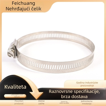 Spona za cijevi od 304 nehrđajućeg čelika, Feichuang Stainless Steel, za plastične cijevi i cijevi s aluminijskim folijom, podrijetlo Jiangsu