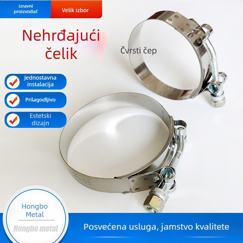 Klemni spoj za ispu, T-tipa, model 57, nominalni promjer 55-57 mm, za motorna vozila i traktore, Hongbo