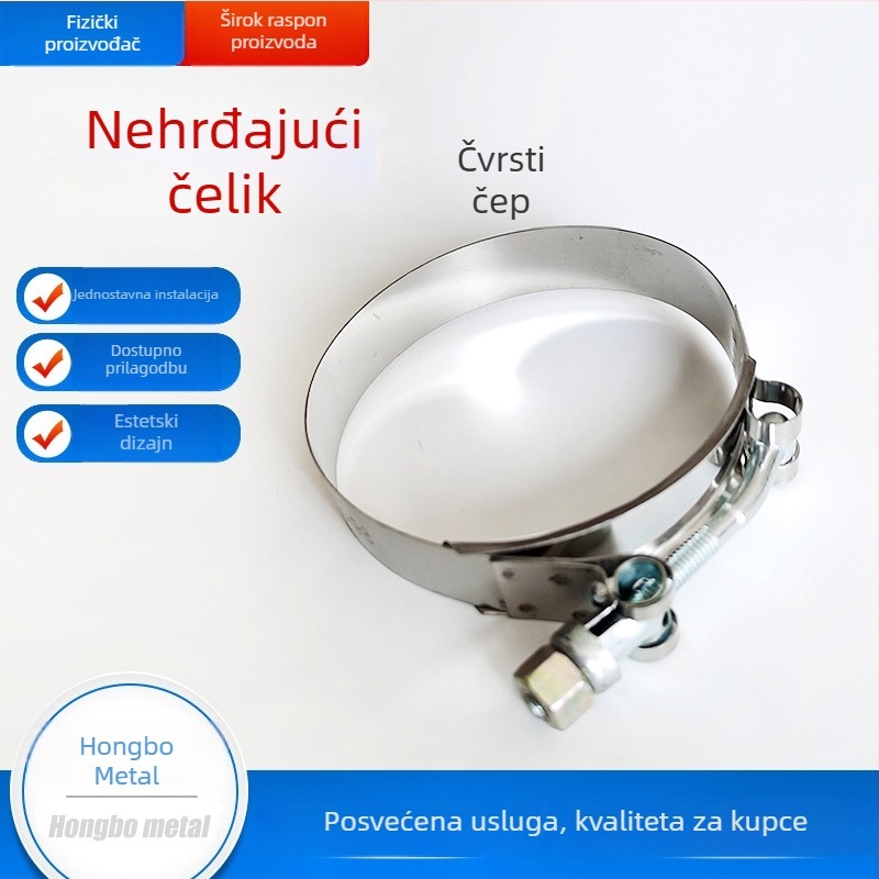 Klemni spoj za ispu, T-tipa, model 57, nominalni promjer 55-57 mm, za motorna vozila i traktore, Hongbo