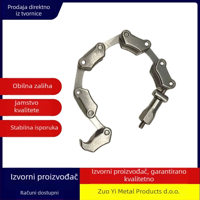 Nehrđajući čelik vakuumski lančasti stezaljka, aluminijska legura KF NW16/NW25/NW40/NW50/63/80