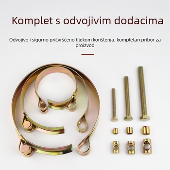 Europski stil teška spona za crijeva, nominalni promjer 25–300 mm, stezni promjer DN20–DN300, za tlak i vodovod, Gongrun