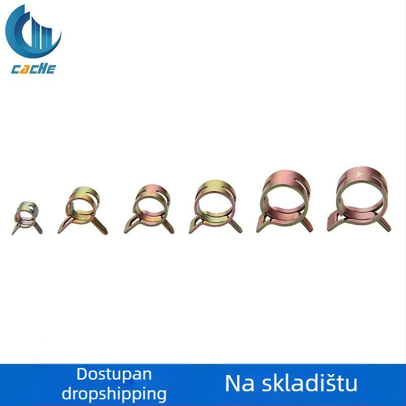 Set stezaljki za crijevo, Nacionalni standard, 60 komada, Marka Canchen Electric; pogodno za crijeva zraka, cijevi goriva, silikonske cijevi