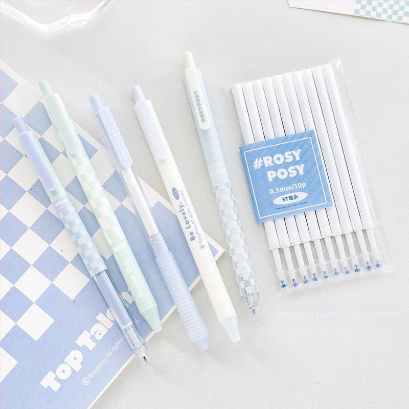 Set refila RosyPosy ST Neutral za gumbasto pero 0.5mm, plastika