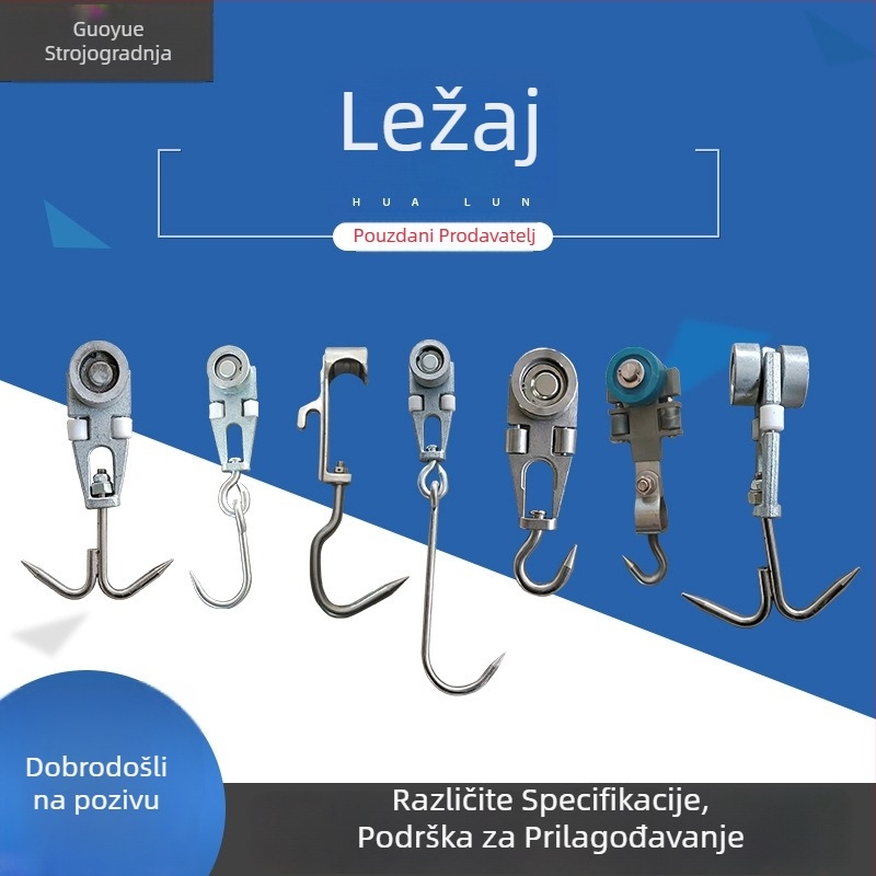 Guoyue Nehrđajući čelični sustav za liniju klanja s visećim kolomom i jednosmjernom/dvostrukom tračnicom – za podizanje svinja, krava i ovaca