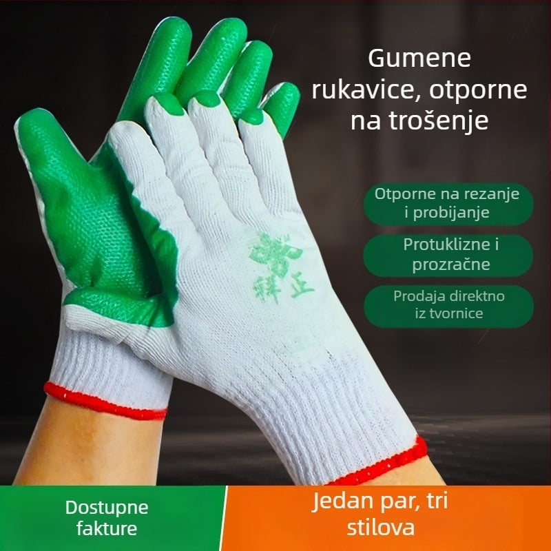 Film rukavice - otporne na rezanje, duljina 24 cm, težina 70 g, zaštita za svakodnevni rad, strojarstvo i popravak vozila