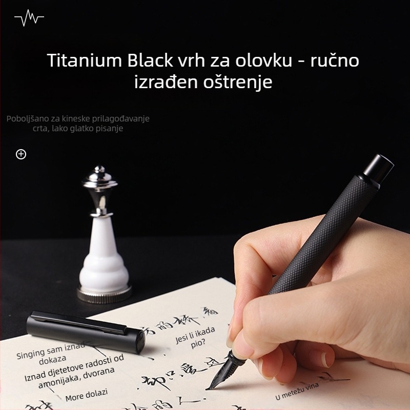 Black Forest Olovka – metalno kućište, igla od iridije zlitine, sustav punjenja tintom kartridžom, OPP pakiranje