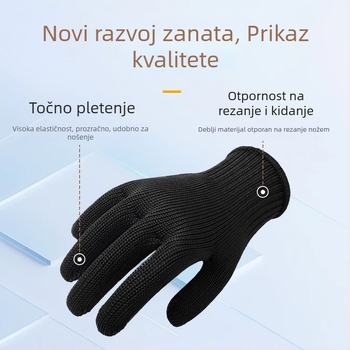 Rukavice otporne na rezanje, poliester, za mehaničku obradu, održavanje automobila i logistiku