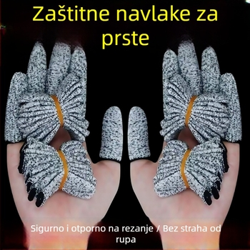 Jednokratne zaštitne kapice za prste protiv posjekotina, debele otporne zaštite za prste za vrtlarstvo