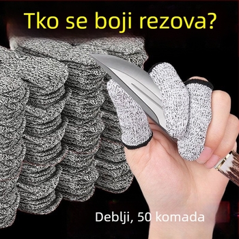 Jednokratne zaštitne kapice za prste protiv posjekotina, debele otporne zaštite za prste za vrtlarstvo