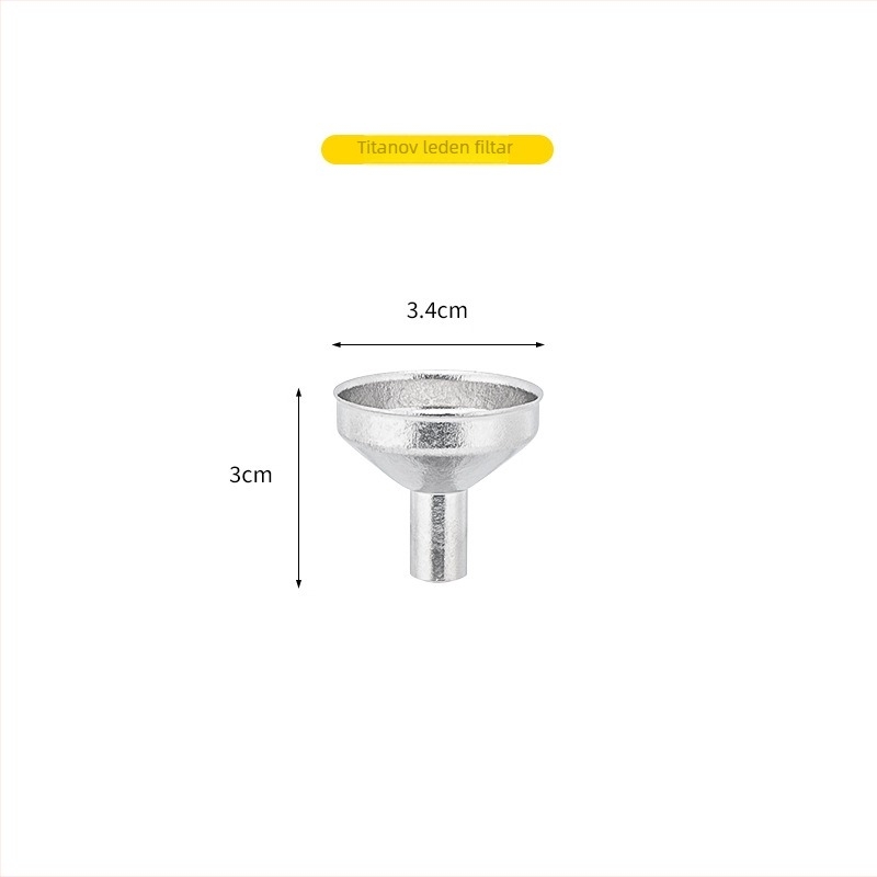 Snow Rock flakon za vino od čistog titana — okruglog oblika, kompaktan i prijenosan za vanjsku upotrebu, hermetički zatvoren