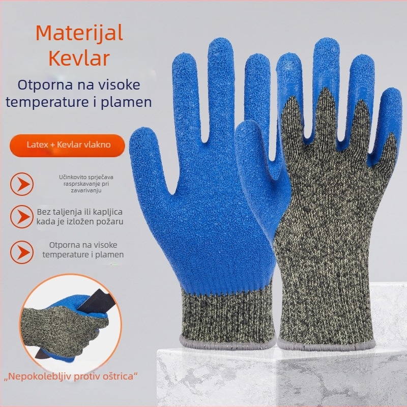 Hao deyu Kevlar Latex zaštitne rukavice otporne na rezanje za zavarivanje i metalnu industriju
