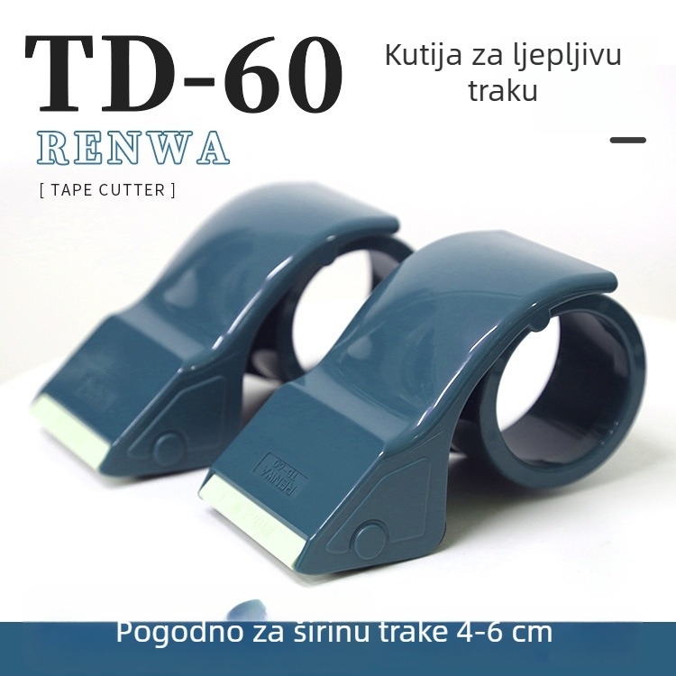 Ručni rezač trake i alat za zatvaranje TD-60P/TD-60G/TD-60BL – plastična konstrukcija, marka And renwa, težina 110 g