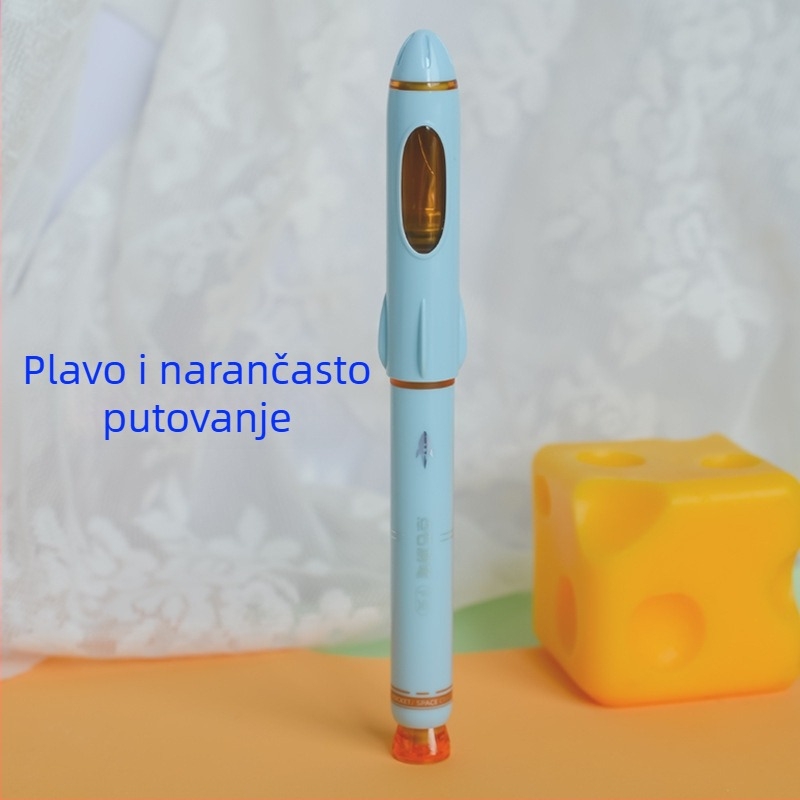 Dianshi 7157 Raketna vremenska kapsula fountain pero s F vrhom, za učenike, vježbe kaligografije trećeg razreda, s izmjenjivim patronama tinte