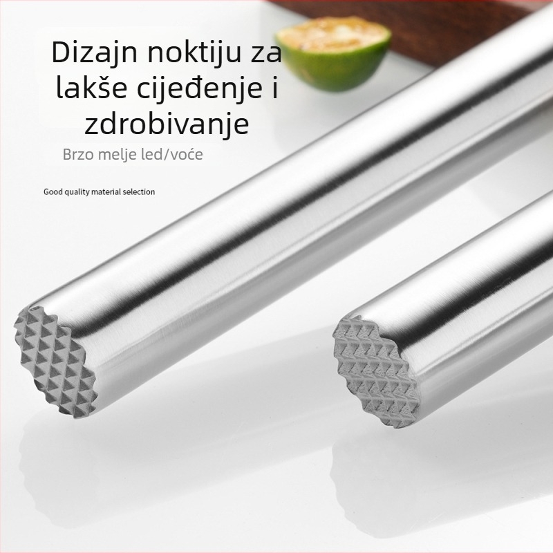 Nehrđajući čelični čekić za mrvljenje leda, muljator voća, presa za limun i miješalica za napitke s mlijekom, moderni minimalistički stil