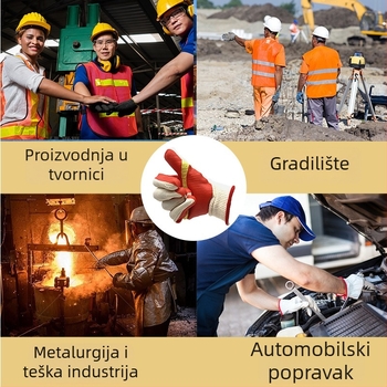 Altair NL198 – Toploizolirane, debele i otporne na habanje rukavice za rezanje; pamukovo jezgro s impregniranim latexom; pogodne za graditeljstvo, petrohemiju, strojarstvo i obradu stakla