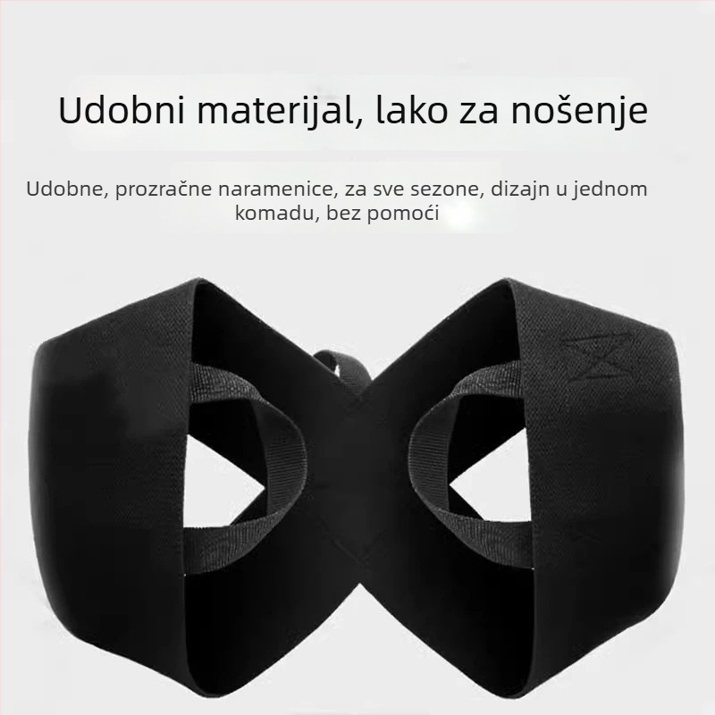 Debljeni pojas za korekciju držanja s otvorenim ramenima, poliester, podrška leđa, nevidljiv dizajn