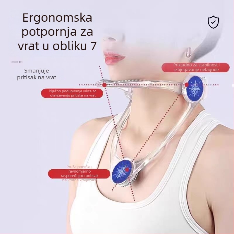 Dječji korektor držanja tijela s podizanjem vrata – prednje nagnuće, podrška cervikalnoj kralježnici, protiv previše savijanja, pomoć pri pisanju i sjedenju | Marka Nothing, Model 011, Tržište 2024, Certifikacija 20250707