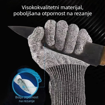 Jednokratne rukavice otporne na rezanje razina 5, protuklizne, otporne na habanje, za suhu radnu