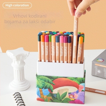 Olje-bazirane bojice, trokutaste, debelog tijela, za djecu i učenike, profesionalna kvaliteta