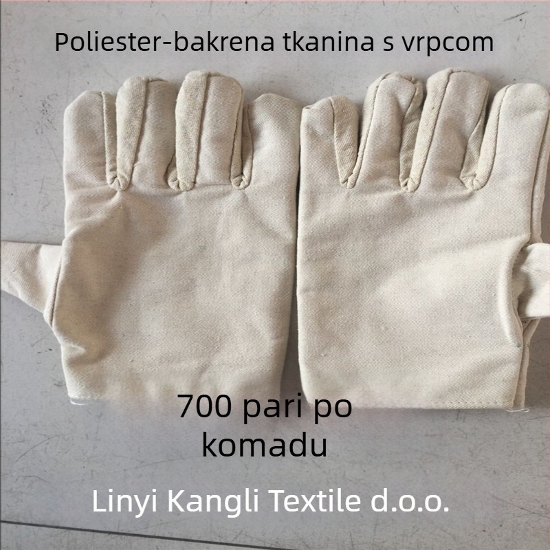 Industrijske kanvas rukavice za industrijsku upotrebu — otporne na rezanje, zaštita za strojogradnju, brodogradnju, metalurgiju, šumarstvo i luke