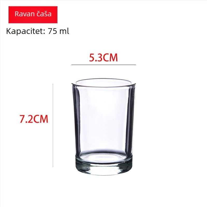 Set čaša za alkoholna pića od kaljenog stakla – jednostavan stil, kapacitet 1000 ml i više