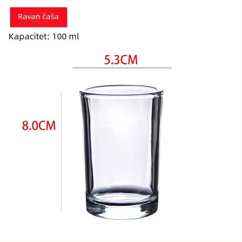 Set čaša za alkoholna pića od kaljenog stakla – jednostavan stil, kapacitet 1000 ml i više