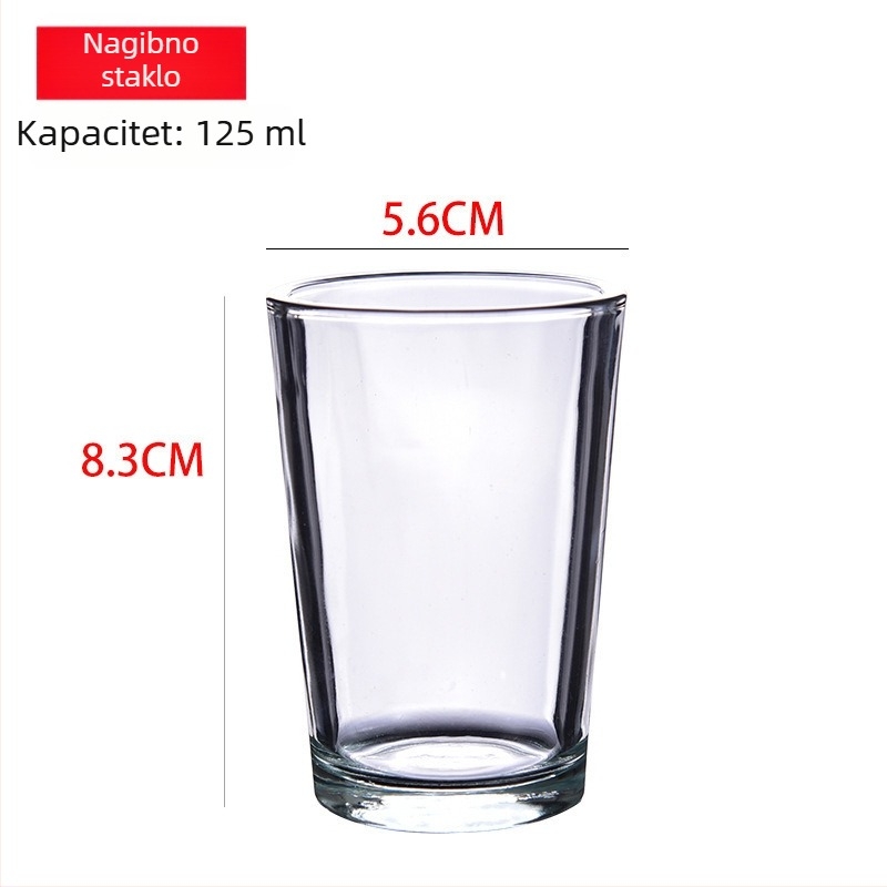 Set čaša za alkoholna pića od kaljenog stakla – jednostavan stil, kapacitet 1000 ml i više