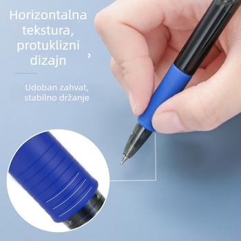Zebra A200/A100 kuglična olovka, 0.7 mm, pritiskom aktivirana, za učenike