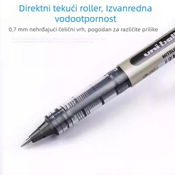UB-157 rollerball olovka, plastično kućište, tekuće mastilo, serija Uni Mitsubishi
