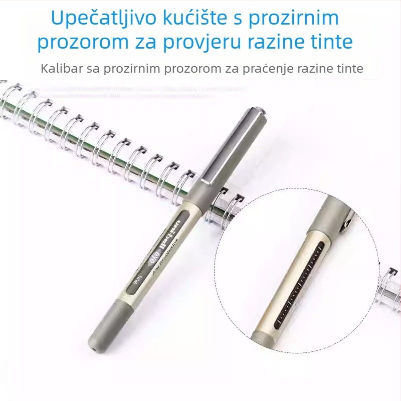 UB-157 rollerball olovka, plastično kućište, tekuće mastilo, serija Uni Mitsubishi