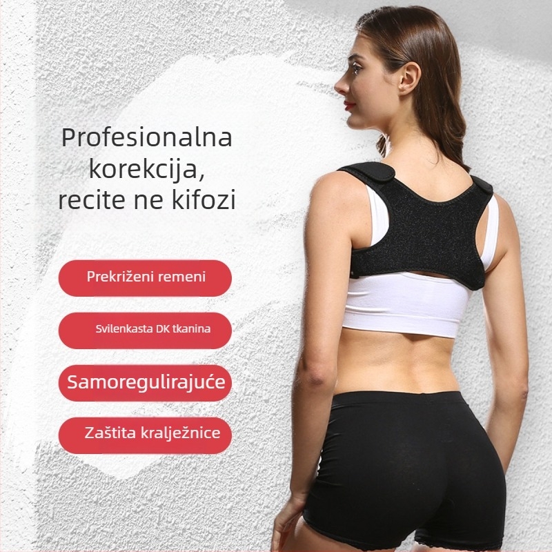 Antos Neopren pojas za držanje tijela za leđa i ramena — korekcija držanja, otvaranje ramena