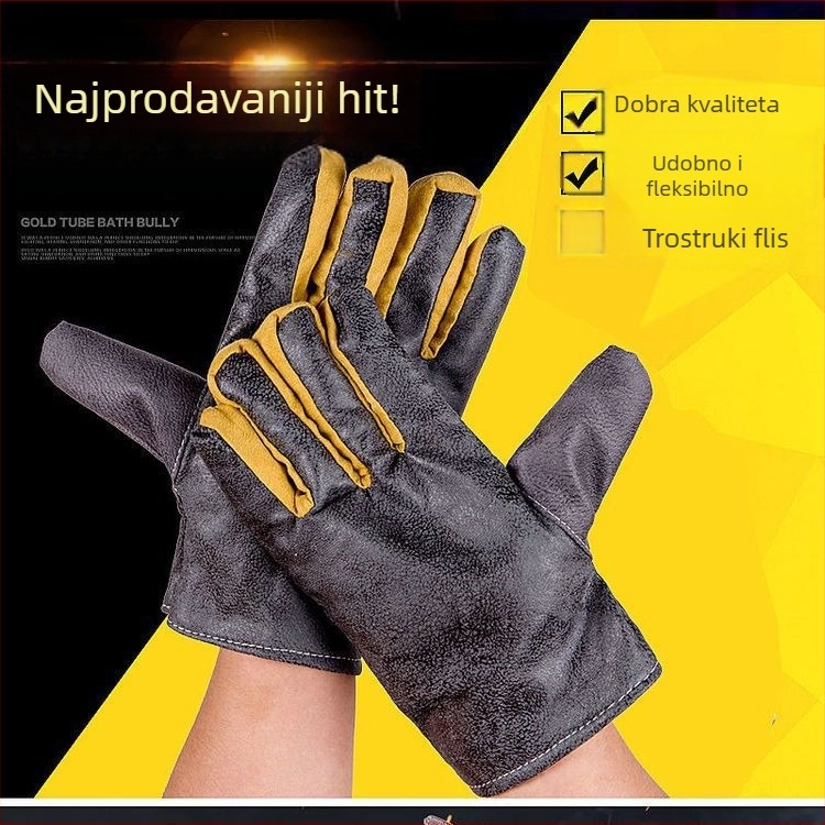 Protuklizne rukavice, otporne na habanje, otporne na ulje (prozračne; otporne na toplinu; Težina: 60 g)