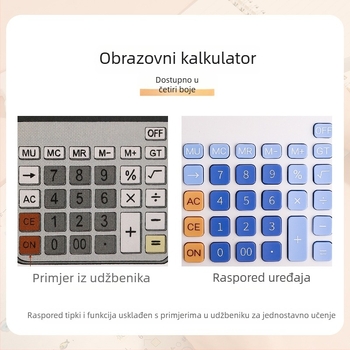 Obrazovni kalkulator za četvrti razred, brend Good luck, model H, nije uvezen