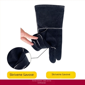Kožne rukavice za zavarivanje od goveđe kože, za zavarivanje, šifra 0032