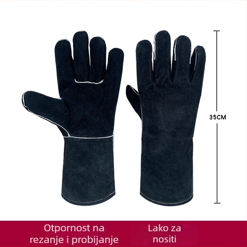 Kožne rukavice za zavarivanje od goveđe kože, za zavarivanje, šifra 0032