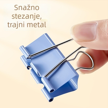Metalni klip za dokumente – višenamjenski uredski klip za dokumente i fascikle (Brand: Xudele; Material: Metal; Product Type: Binder clip)