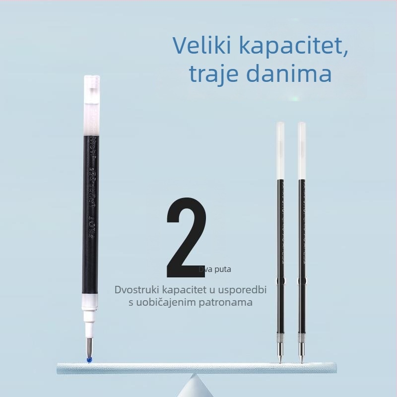 Pilot Baile Baote Bottle Pen B2P gel olovka, crna/plava, za učenike