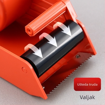 Deli ručni stroj za zatvaranje kutija trakom, ABS/metal, model 80080180280382382453250, širina trake do 60 mm