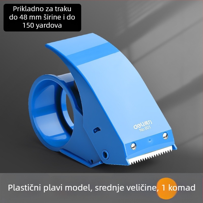 Deli ručni stroj za zatvaranje kutija trakom, ABS/metal, model 80080180280382382453250, širina trake do 60 mm