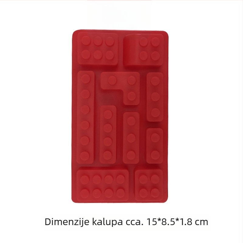 Silikonska kalupa za pečenje s nepravilnim oblikom (Materijal: silikon; Upotreba: pečenje; Pakiranje: pojedinačna OPP ambalaža)