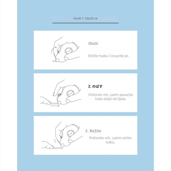 MT2025 Rezač trake – fluorescencijski, otporan na kidanje dekorativni alat za planere i kolaže