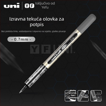Ub-157 rollerball olovka s tekućim vodootpornim tintom, vrh od nehrđajućeg čelika, plastično tijelo